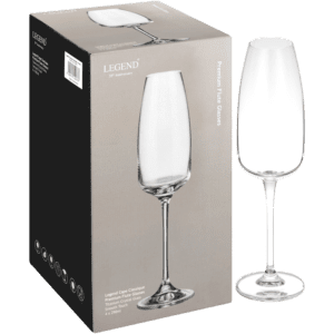 Legend Classique Flute Glass 290ml – 4 Pack