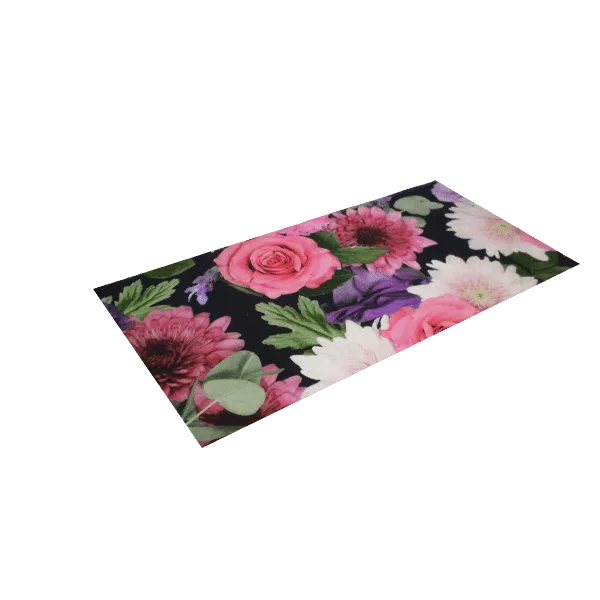 Indigo Flowers Tablecloth