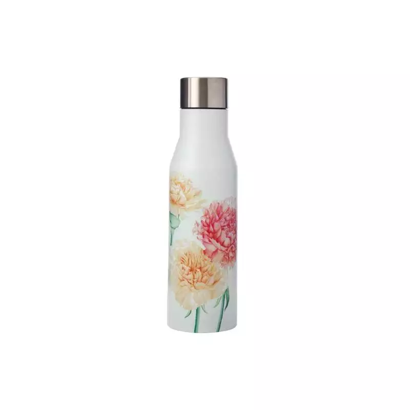 Maxwell & Williams Katherine Castle Floriade Double Wall Insulated Bottle 450ML Carnations