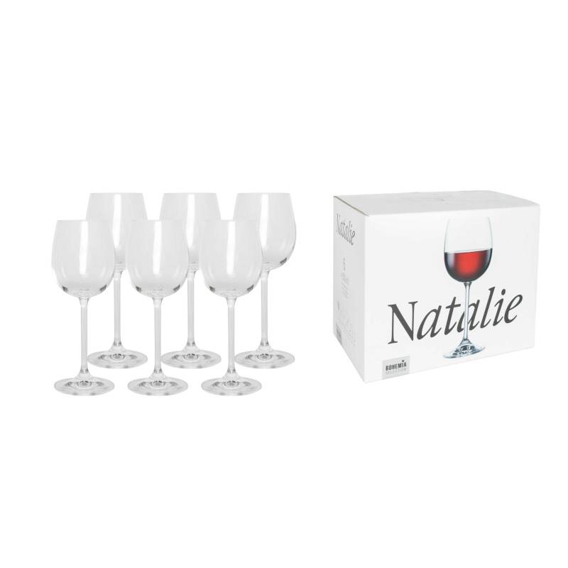 Bohemia Cristal Natalie Burgunder 570ml Red Wine Glasses - Set Of 6 -  Friedman & Cohen