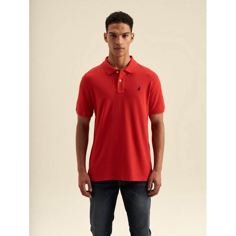  Nautica Men's Short Sleeve Knit Pique Polo Golf Shirt (Large,  Persian Red) : Clothing, Shoes & Jewelry