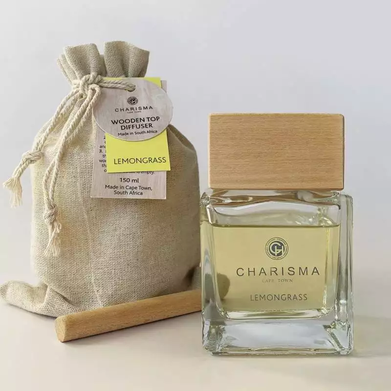 Charisma Wooden Top Diffusers, Lemongrass 150ML