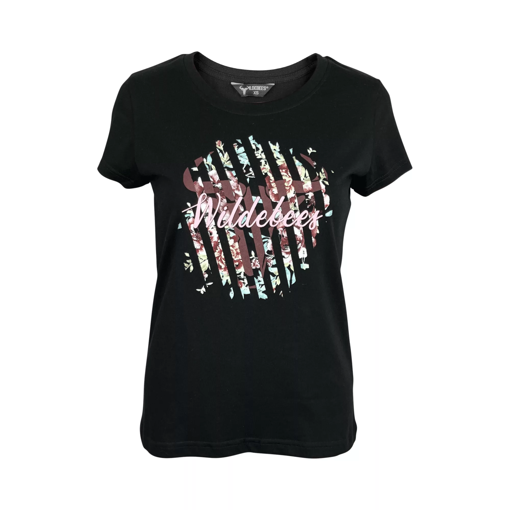 Wildebees Floral Shard Tee - Black - Friedman & Cohen