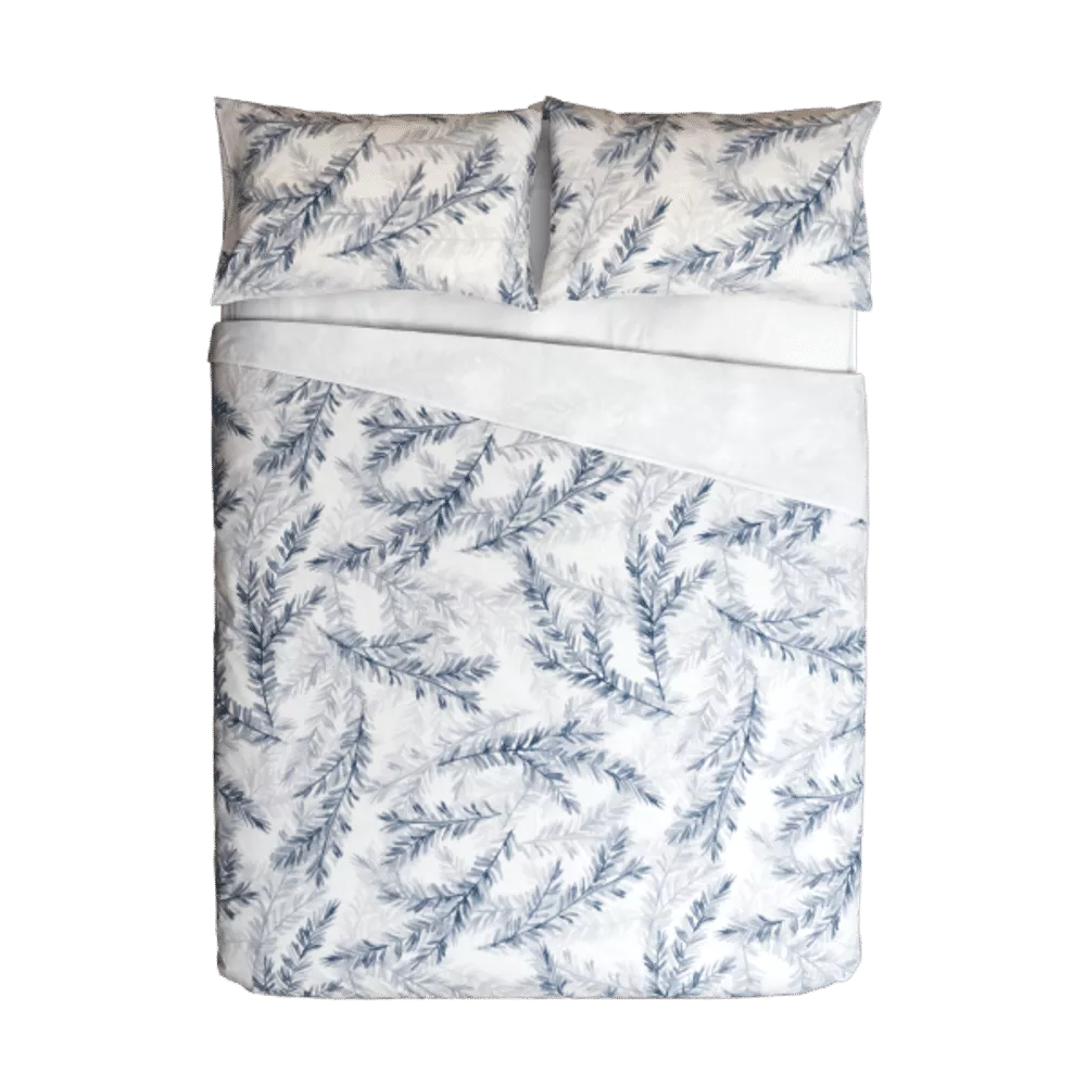 Coastal Leaf Duvet Cover Set