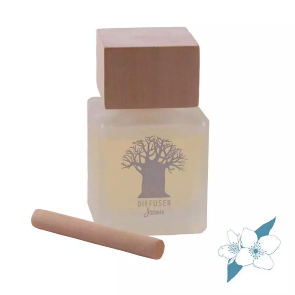 Mockana Wooden Top Diffuser Jasmin 160ml