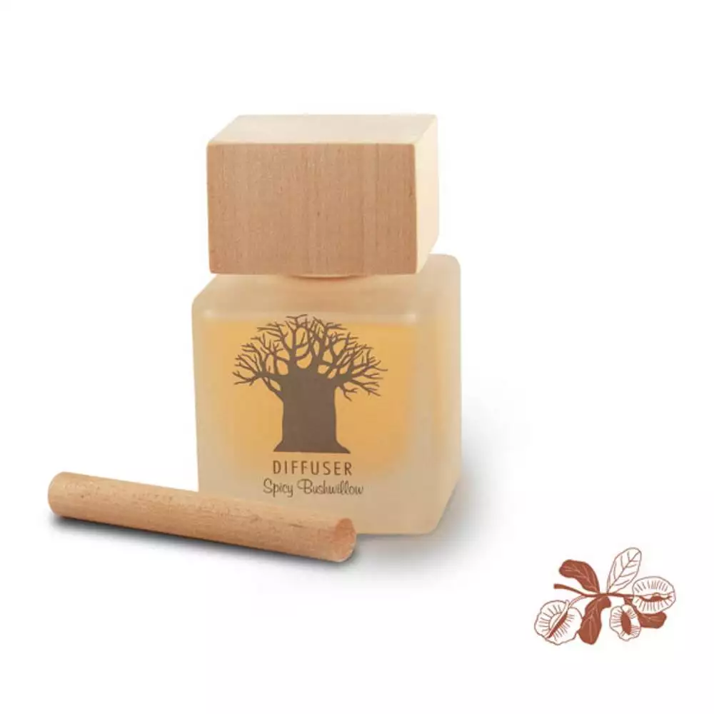 Mockana Wooden Top Diffuser Spicy Bushwillow 120ml