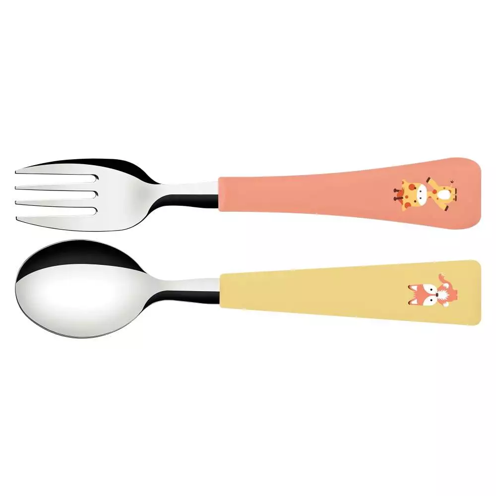 Tramontina Baby Friends 2-Piece Childrens Flatware Set