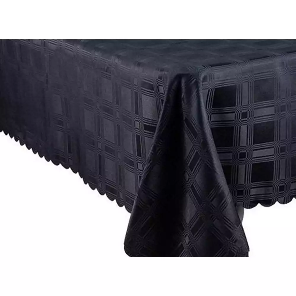Black Dobby Tablecloth