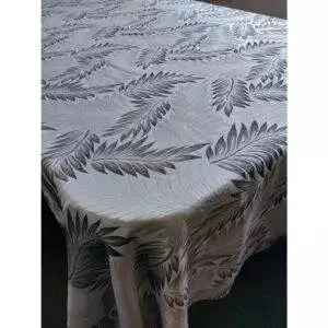 Feather Tablecloth Grey
