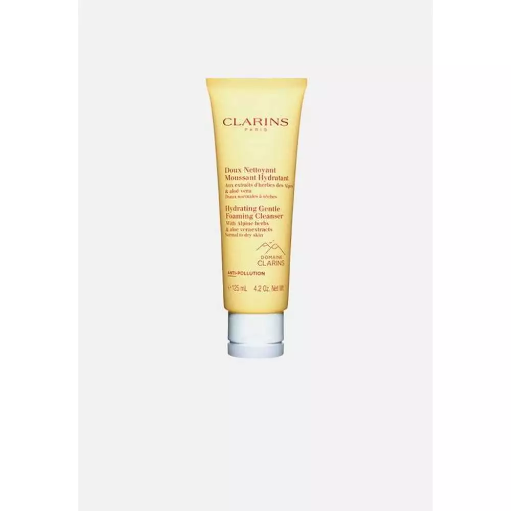 Clarins hydrating gentle foam cleanser; normal to dry skin;