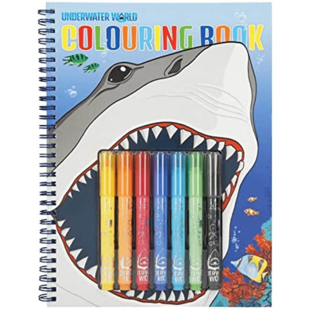 top-model-craft-shark-world-underwater-colouring-book-friedman-cohen