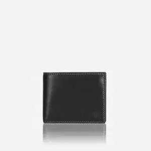 Texas Large Billfold Wallet With Coin Pouch, Black