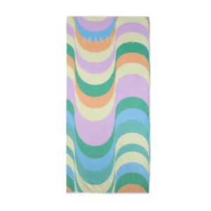 Granadilla Candy Waves Beach Towel