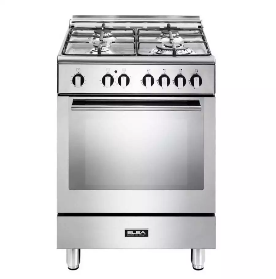 Elba Fusion 60cm 4 Burner Gas Cooker with Electric Oven