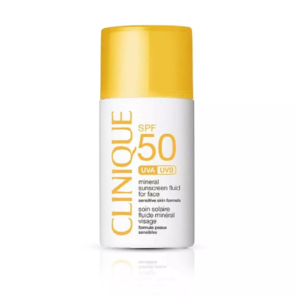 Clinique spf 50 mineral sunscreen fluid for face