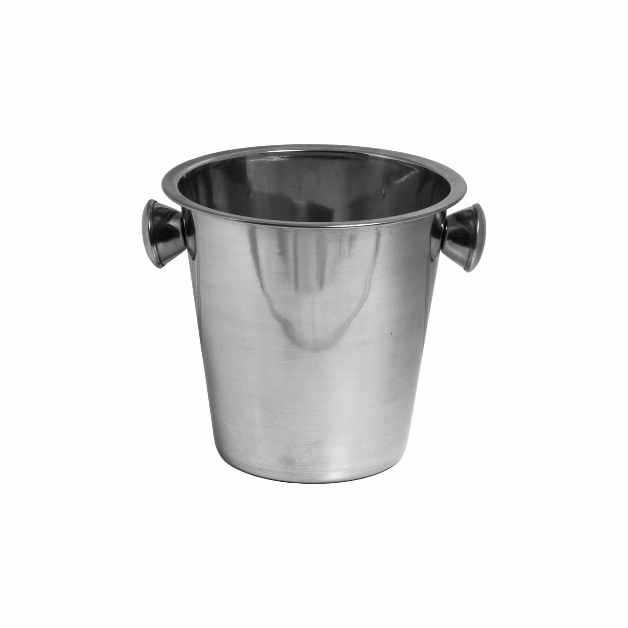 Bar Butler Ice Bucket With Knob Handles ST Steel, 4LT - Friedman & Cohen