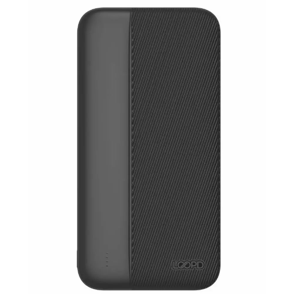 Loopd Lite 10000mAh 4LED Powerbank Black