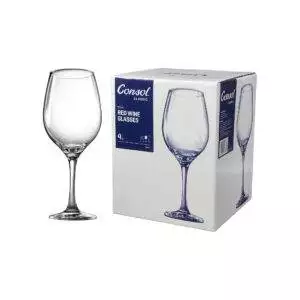 Consol Lyon Stem Red Wine Glass 4 Pack