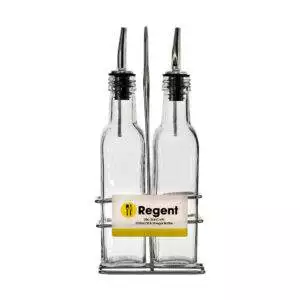 Regent Tall Square Oil & Vinegar Bottles