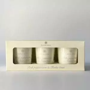 Charisma Classic Luxury Scented Set of 3-Pink peppercorn & Tonka bean