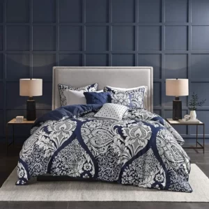 Iris Blue Duvet Cover / Comforter Set