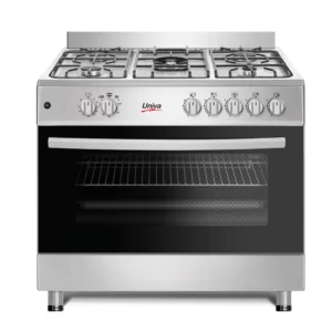 Univa 900mm Range Cooker 5 burner Gas Hob with Electric Oven