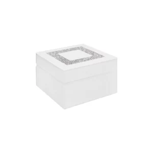 White Crystal Jewellery Box