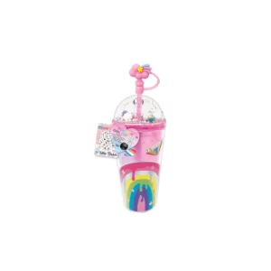 Rainbow Crystal Cool Cup with Straw