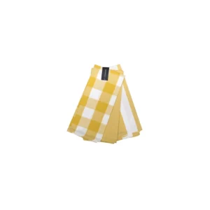 Linen House Revana Yellow 3 Pack Teatowels