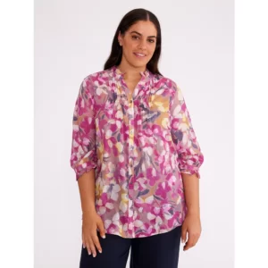 YARRA TRAIL ROSE PETAL PRINT SHIRT