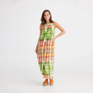 Holiday Caribbean Maxi Dress