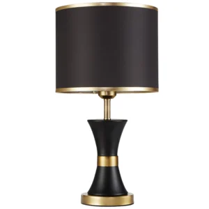 Bright Star Lighting Metal TL698 Table Lamp With Black Shade