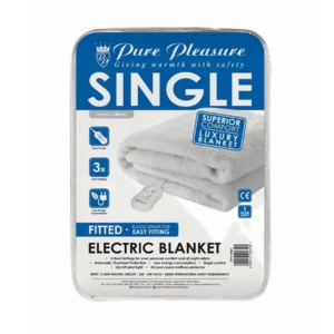 Pure Pleasure King Fullfit Sherpa Fleece Electric Blanket Extra Length