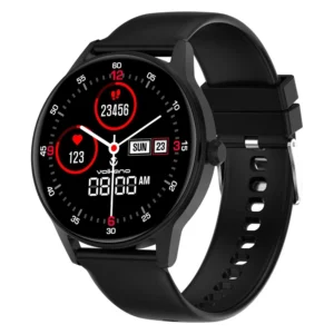 Volkano Fit Soul Series Black Plated Silicone Smart Watch