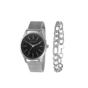 Hallmark Silver Watch 2 Piece Box Set