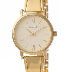 Hallmark Ladies Gold Champagne Dial