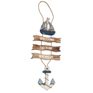 Welcome with boat & anchor (45cm)