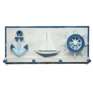 Wood hanger – Anchor boat wheel (50x20cm)