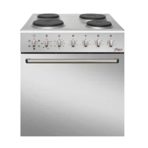 Univa UGE019Si2H : 900mm Range Cooker. 5 Burner Gas Hob, two Solid Plates with Electric Oven
