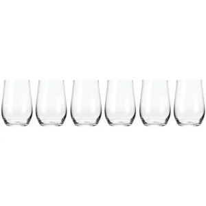 Maxwell & Williams Set Of 6 Stemless Wine Glasses
