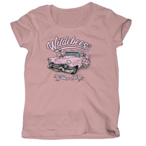 Wildebees Ladies Pink Cadillac T-Shirt